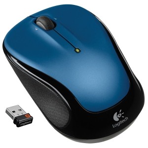 Logitech M325 Wireless Mouse, Blue (910-002650)