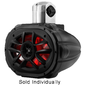 Boss Audio MRWT69RGB 6" x 9" Waketower Speaker w-RGB LED Lights - Black
