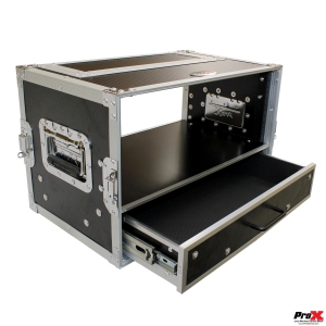 ProX 4U Rack Case with 2U Rack Drawer