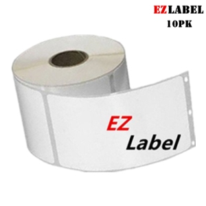 10 Rolls EZlabel DYMO 30323 Compatible LabelWriter Shipping Labels, 2-1/8" x 4", 220 Labels/Roll