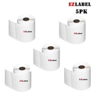 5 Rolls EZlabel DYMO 1744907 Thermal Printer Labels Shipping Extra Large 4" x 6" 220 Labels, White