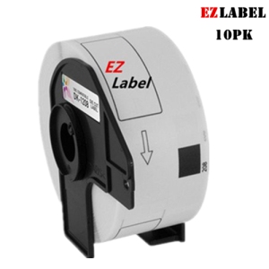 10 Rolls EZlabel Brother compatible DK1208 Large Address Labels 1-1/2'' X 3-1/2'' (38mm x 90.3mm)