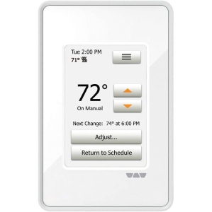 Schluter Systems DHERT 102/BW Ditra Heat E-RT Touchscreen Programmable Digital Thermostat