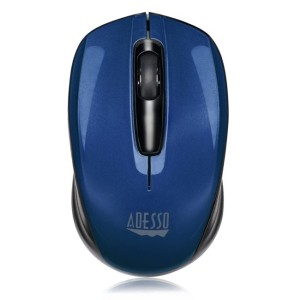 Adesso S50 1200 dpi Wireless Optical Gaming Mouse - Blue - (IMOUSE S50L)
