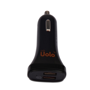 Uolo Volt Qualcomm Certified Quick Charge 3.0 Dual USB Smart Car Charger | QC 3.0 Car Charger | Fast Charge Adapter