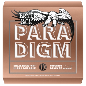 Ernie Ball Paradigm Phosphor Bronze Acoustic Guitar Strings - Medium 13-56