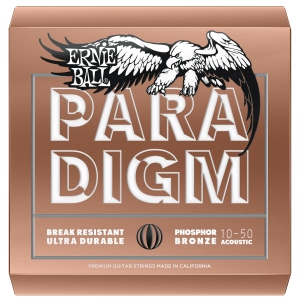 Ernie Ball Paradigm Phosphor Bronze Acoustic Guitar Strings - Extra Light 10-50