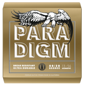 Ernie Ball Paradigm 80/20 Bronze Acoustic Guitar Strings - Medium 13-56