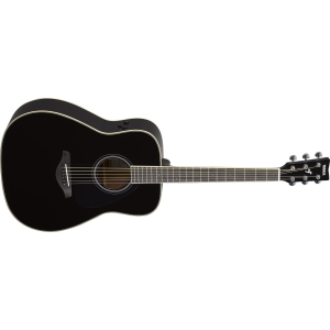 Yamaha FG TransAcoustic Guitar w/Solid Spruce Top - Black