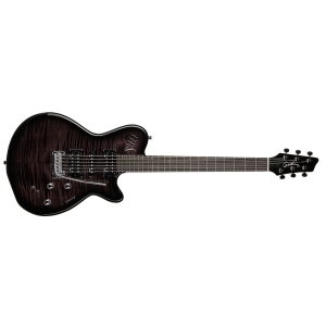 Godin XTSA Electric Guitar - Trans Black High-Gloss