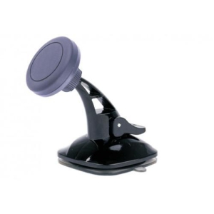 Globaltone Car Holder For Cell Phone With Suction And Magnet Black