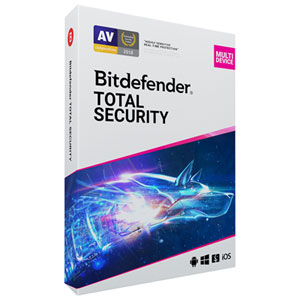 Bitdefender Total Security (PC/Mac/iOS/Android) - 5 User - 1 Year