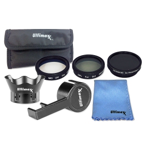 Ultimaxx DJI PH3 FILTER KIT - UV,CPL,V-ND,CAP, HOOD,CLOTH,CASE