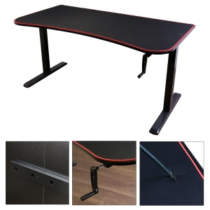Boost Industries FS-MC63 Floor Standing Manual Height Adjustable Gaming/PC Desk