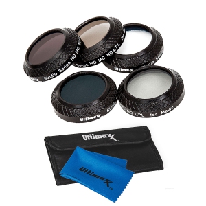 Ultimaxx 7PC MAVIC PRO FILTER KIT-UV,CPL,CPL/ND4,CPL/ND8,CPL/ND16