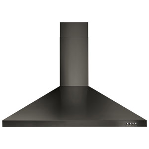 Whirlpool 36" Wall Mount Range Hood (WVW53UC6HV) - Black Stainless