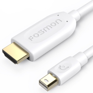 Best Buy essentials™ 6' Mini DisplayPort to HDMI Cable Black BE