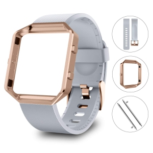 Fitbit Blaze Bands with Frame, Sport Silicone Replacement Strap for Fitbit Blaze Smart Fitness - Wristbands Small