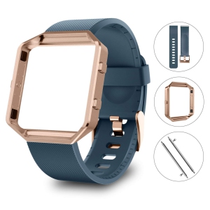 Fitbit Blaze Bands with Frame, Sport Silicone Replacement Strap for Fitbit Blaze Smart Fitness - Wristbands Small