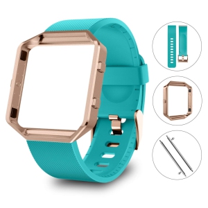 Fitbit Blaze Bands with Frame, Sport Silicone Replacement Strap for Fitbit Blaze Smart Fitness - Wristbands Small