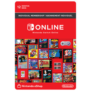 Nintendo Switch Online 12-Month Membership - Digital Download