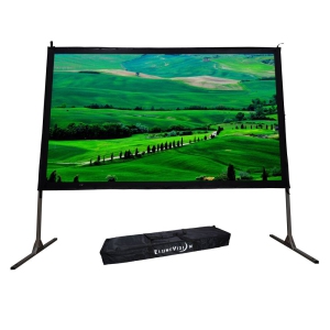 EluneVision Movie Master 144'' Easy-Fold Projector Screen - open box