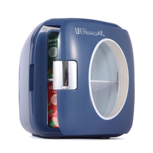 Uber Appliance Uber Chill Personal XL Mini Fridge 12 can capacity for Bar, Bedroom, office or Dorm outdoor/indoor 110/12V ACDC