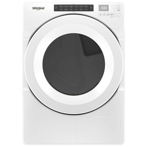 Whirlpool 7.4 Cu. Ft. Stackable Ventless Heat Pump Electric Dryer with Moisture Sensing, Wrinkle Prevent, Heat Pump & Energy Star (YWHD560CHW) - White