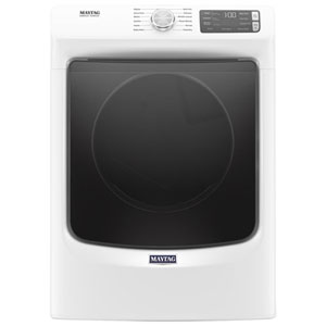Maytag 7.4 Cu. Ft. Stackable Electric Dryer with Moisture Sensing, Steam & Energy Star (YMED6630HW) - White