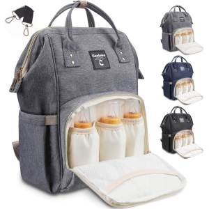 Diaper Bag Backpack for Baby Care, Multi-Functional Waterproof Travel Backpack Nappy Tote Bags Large Capacity Creative Fashion Package Best Gift for Mom&Dad