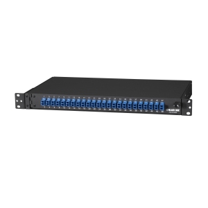 Black Box 1U 24 Duplex LC Pair Rackmount Preloaded Fiber Enclosure - (JPM385A)