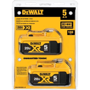 Dewalt 20v Max Xr 5.0ah Lithium Ion Battery (2-pack)