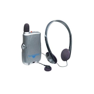 Pocketalker Ultra amplifier with over the head headphone mini