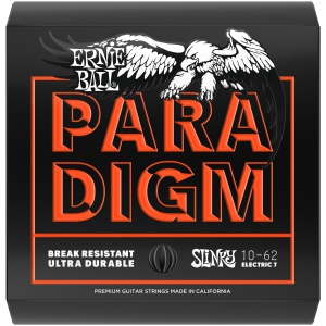 Ernie Ball Paradigm Skinny Top Heavy Bottom Slinky Electric Strings 10-62