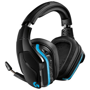 Casque de jeu sans fil Logitech G935 RF avec microphone pour PC - Noir