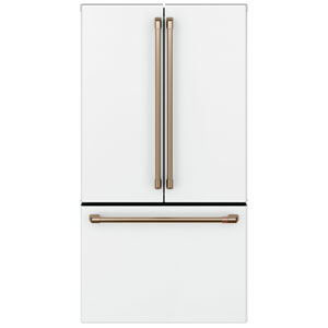 Café 36" 23.1 Cu. Ft. Counter-Depth French Door Refrigerator (CWE23SP4MW2) - Matte White