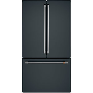 Café 36" 23.1 Cu. Ft. Counter-Depth French Door Refrigerator (CWE23SP3MD1) - Matte Black