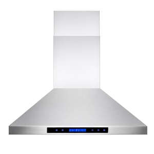 ROXON 900 CFM 30 Inches Range Hood Stainless Steel Wall Mounted Kitchen Exhaust Fan Style RXN-W17-30