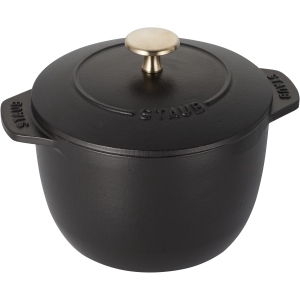 Staub Black Petite Cocotte - 1.9 qt. / 1.7 L