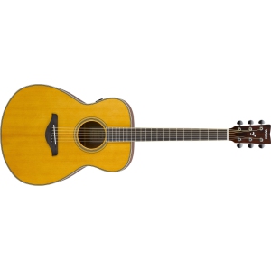 Yamaha FS TransAcoustic Guitar w/Solid Spruce Top - Vintage Tint