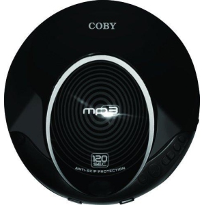 Coby CD-192-Blk Black MP3-Lcd Portable Anti-Skip/