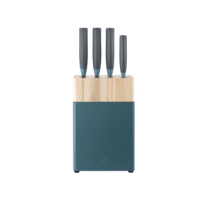ZWILLING Now S 6 Piece Knife Block Set, Blueberry