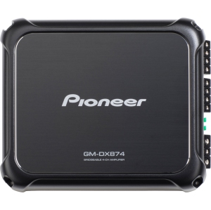 Pioneer GM-DX874 Class FD 4-Channel Bridgeable Amplifier with Gold-plated RCA Terminals, Hi-Res Audio