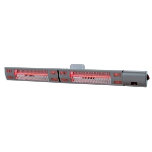 EnerG+ HEA-23046-WM-RM Outdoor Wall-Mount Infrared Electric Heater 1500W/3000W Silver