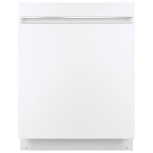 GE 24" 51dB Front-Control 3-Stage Manual Clean Filtration Stainless Steel Tub Dishwasher ENERGY STAR (GDT225SGLWW) - White