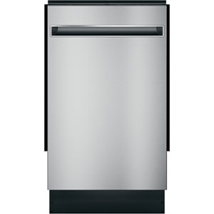 GE Profile 18" 47dB Front-Control Stainless Steel Tub Dishwasher ENERGY STAR (PDT145SSLSS) - Stainless Steel