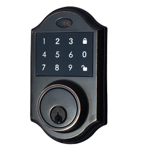 Keyless Touchscreen Motorized Deadbolt Electronic Digital Touchpad Keypad Door Lock (Oil-Rubbed Bronze)
