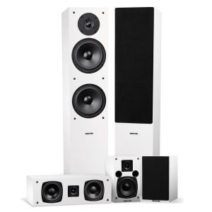 Fluance Elite High Definition Surround Sound Home Theater 5.0 Speaker System - Floorstanding, Center, and Rear Speakers