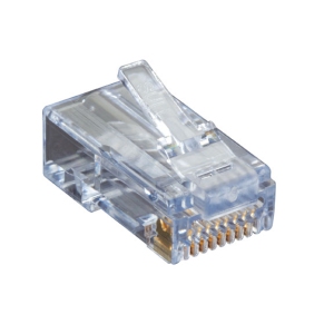 Black Box Network SRV CAT6 EZ-RJ45 Unshielded Modular Plug Connector (C6EZUP-100PAK)