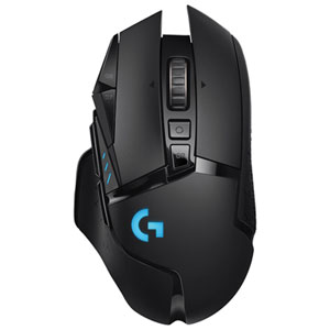 Souris de jeu optique sans fil Logitech G502 LIGHTSPEED 25600 DPI - Noir